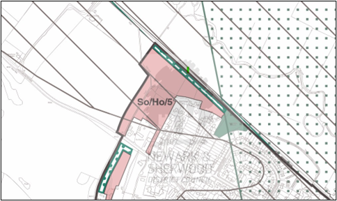 Extract from Newark and Sherwood District Council Policies Map Extract from Newark and Sherwood District Council Policies Map